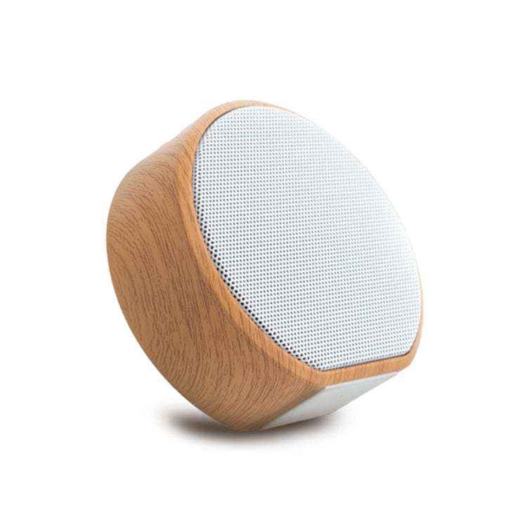 Mini Wood Bluetooth Speaker, Portable Outdoor Wireless Support AUX TF