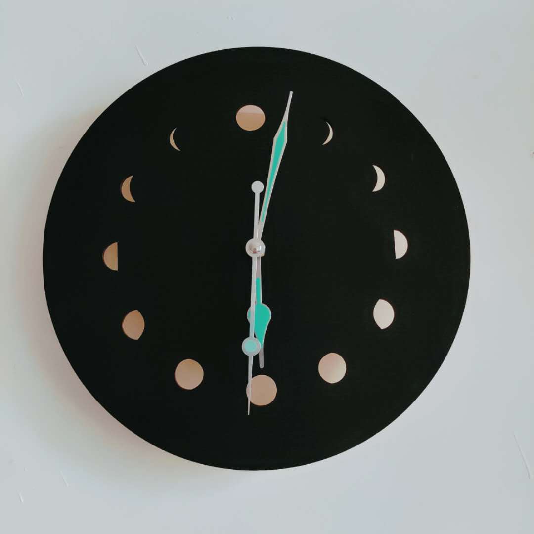 Lunar cycle household clock