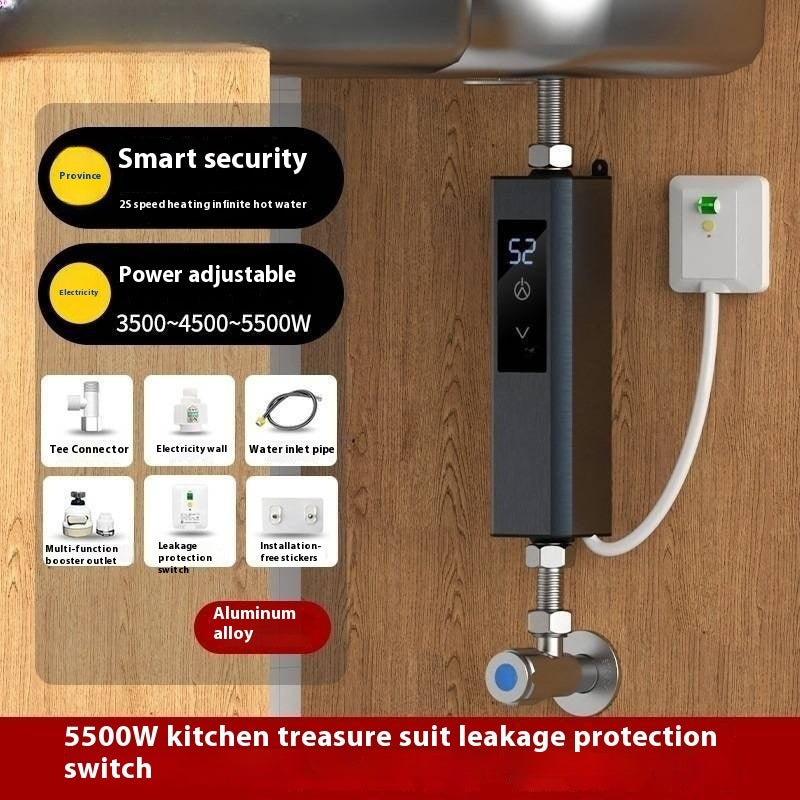 Instant Electric Water Heater Kitchen Toilet