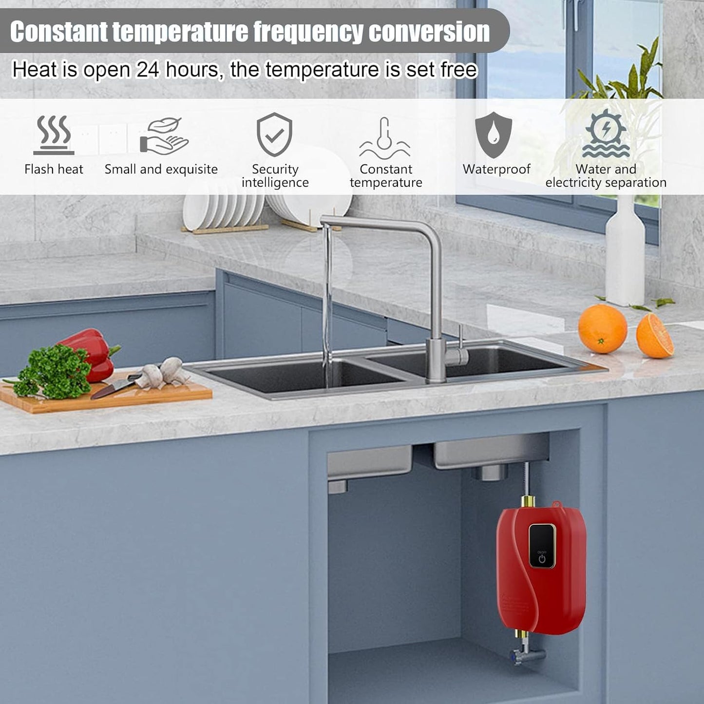 3000w Portable Water Heater Instant Hot Water For Under-sink Use - Kitchen And Bathroom