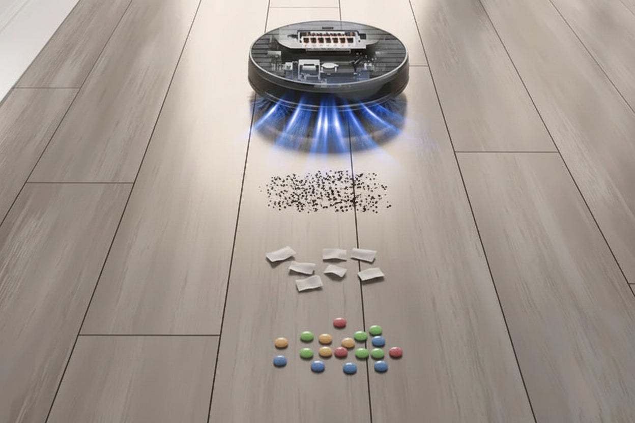 Geek Smart Robot Vacuum Cleaner G6 Ultra-Thin 1800Pa Strong Suction, Automatic Self-Charging