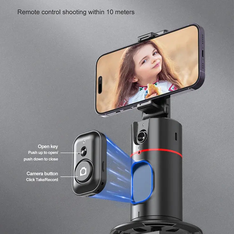 P02 Auto Facial Tracking Stand, 360 Rotation