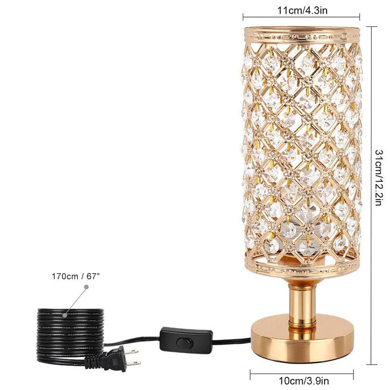 Modern Crystal Table Lamp With Stylish Personality