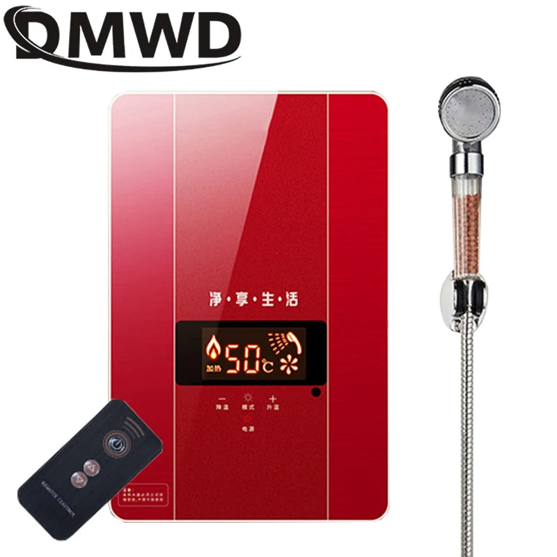 Remote Control 6000W Instant Electric Hot Water Heater