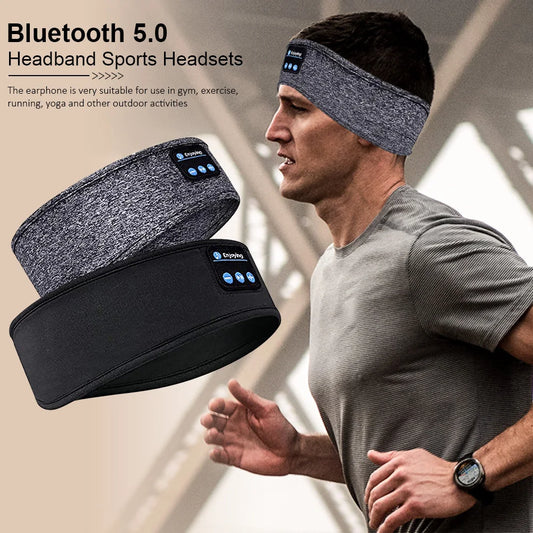 Wireless Bluetooth Sleeping Headphones And Sports Headband, Soft And Comfortable