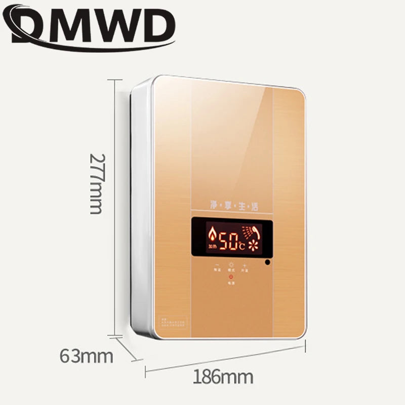 Remote Control 6000W Instant Electric Hot Water Heater