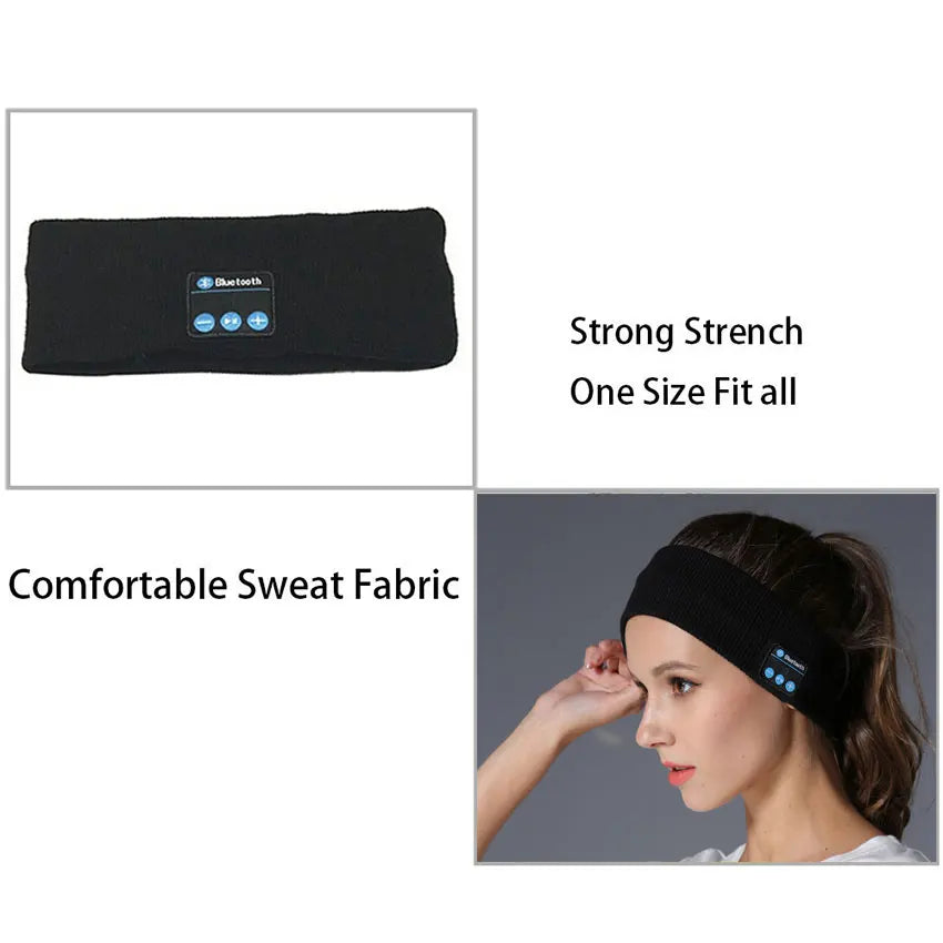 Aimitek Wireless Bluetooth Headband with Microphone for Gym and training use