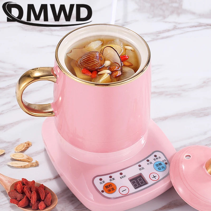 Mini Electric Thermal Kettle Ceramic Water Heating Cup