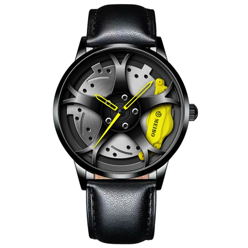Car Wheel Hub Watches, Stainless Steel