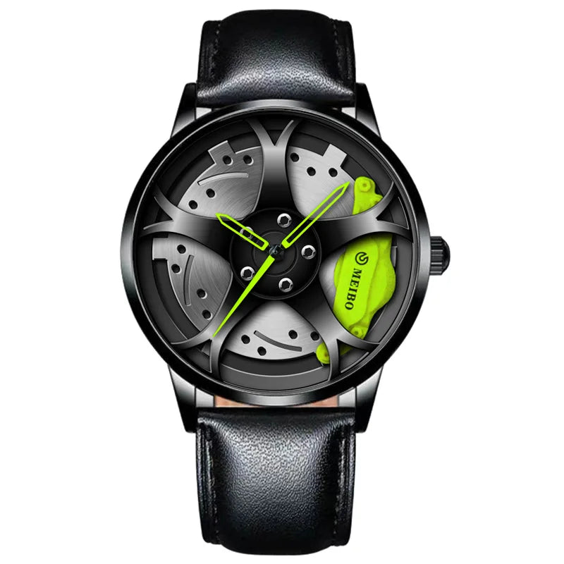 Car Wheel Hub Watches, Stainless Steel