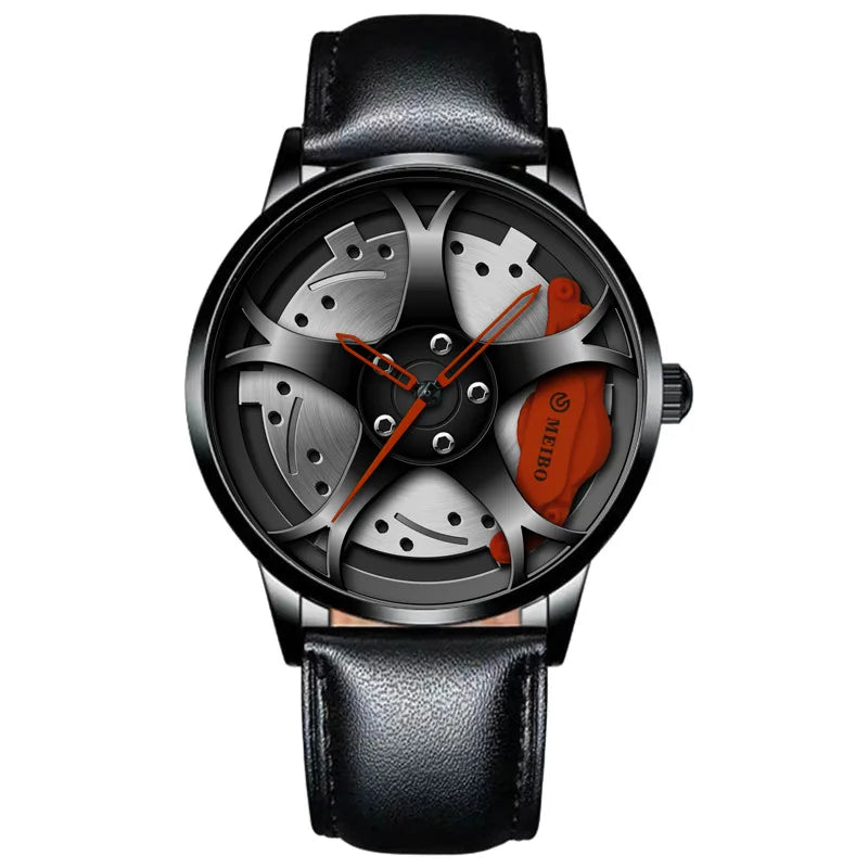 Car Wheel Hub Watches, Stainless Steel