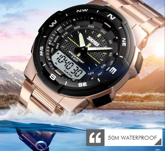 SKMEI 1370, Full Steel Watches For Men