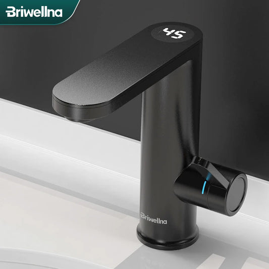 Briwellna Electric Water Heater Faucet 2 in 1 Basin 220V