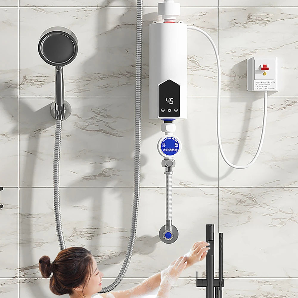 Tankless Water Heater With LCD Digital Display