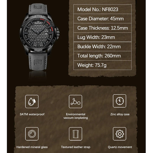 NAVIFORCE Men's Quartz Watches