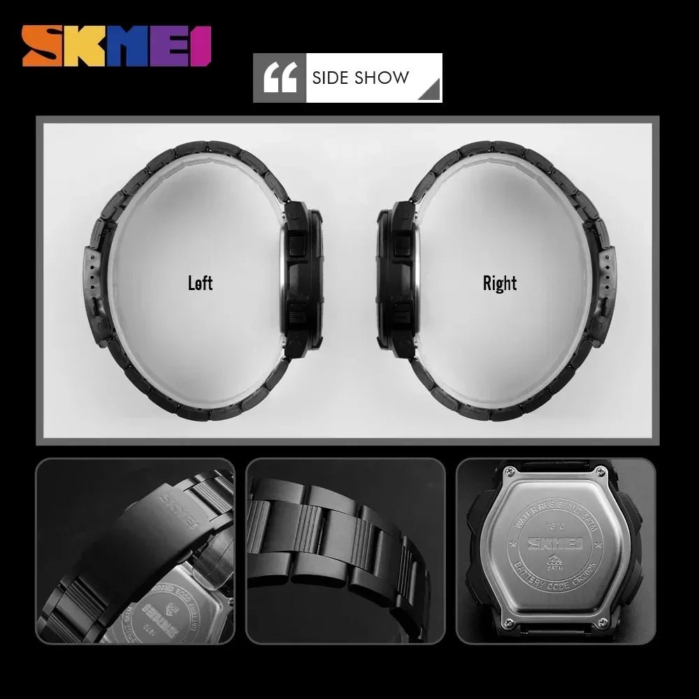 SKMEI 1370, Full Steel Watches For Men