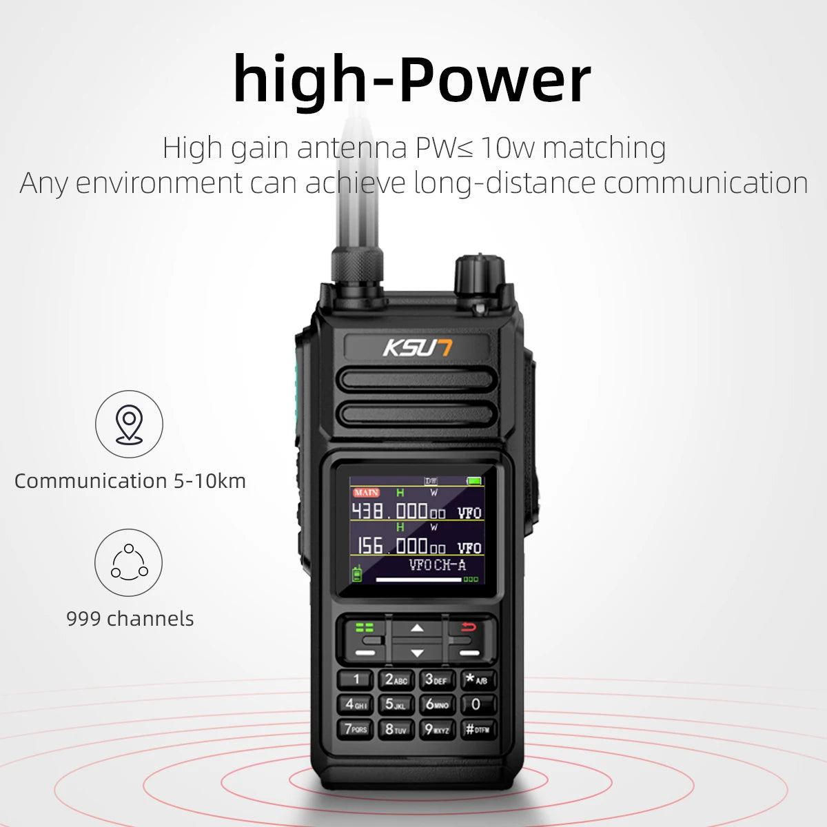 KSUT UV75P 10W Professional Walkie Talkie