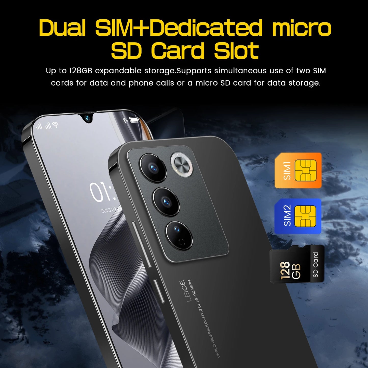 V29 Pro Smartphone 5G Android 7.3" HD
