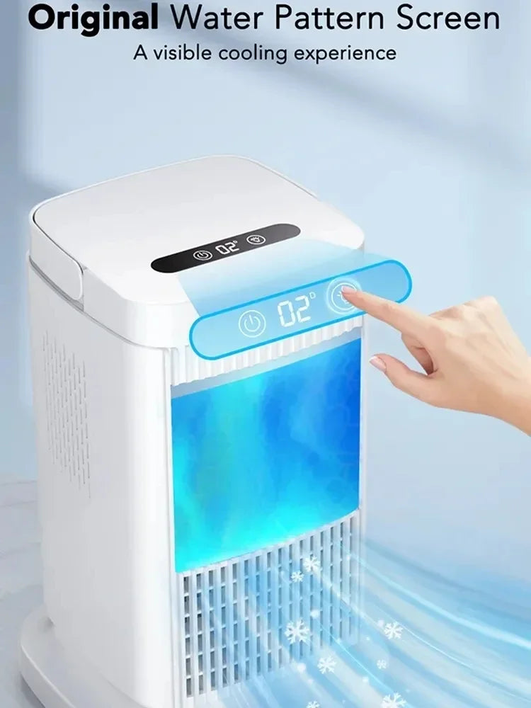 Portable Mini Air Conditioner, Electric Fan Semiconductor Refrigeration