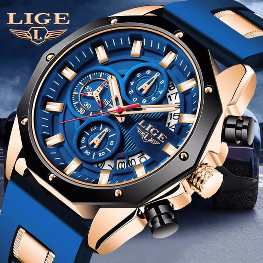 LIGE Men's Watches