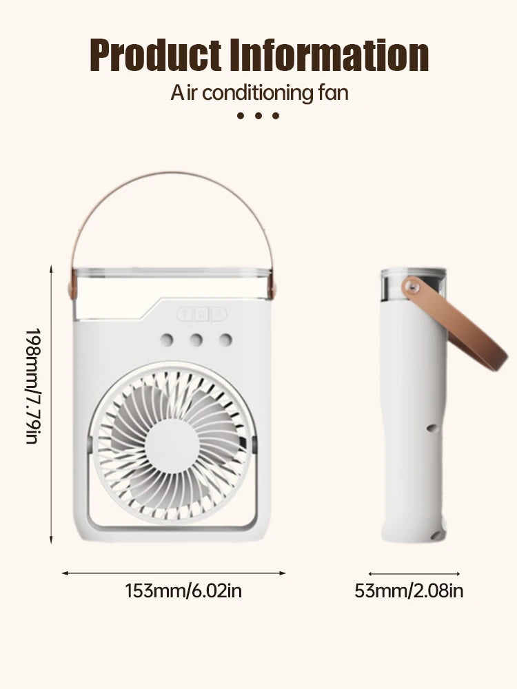 3 In 1 Fan AIr Conditioner Household Portable Air cooler