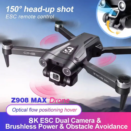 Z908 Pro/Max GPS Mini Drone 8K HD Dual Camera