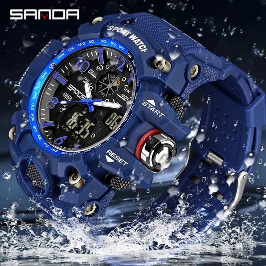 SANDA Brand G- Style Military Men's Watches