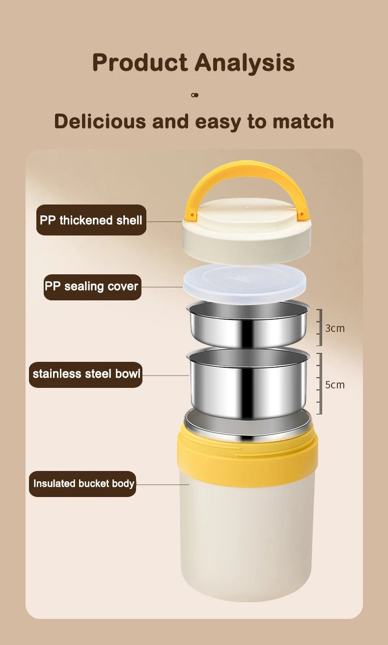 Portable Food Heating Container