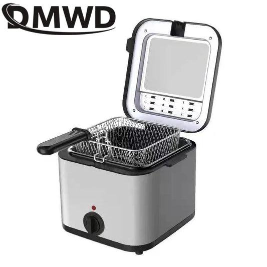 2.5L Electric Deep Fryer Oven Adjustable Thermostat