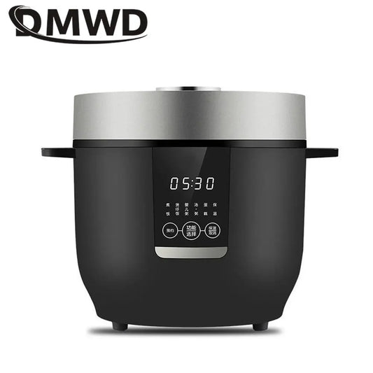 DMWD 2L Micro Pressure Rice Cooker, Electric Cooking Machine, Non-stick Liner 220V