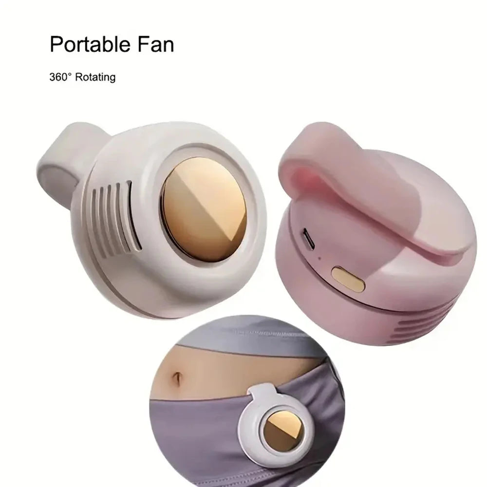 Portable silent mini bladeless electric fan