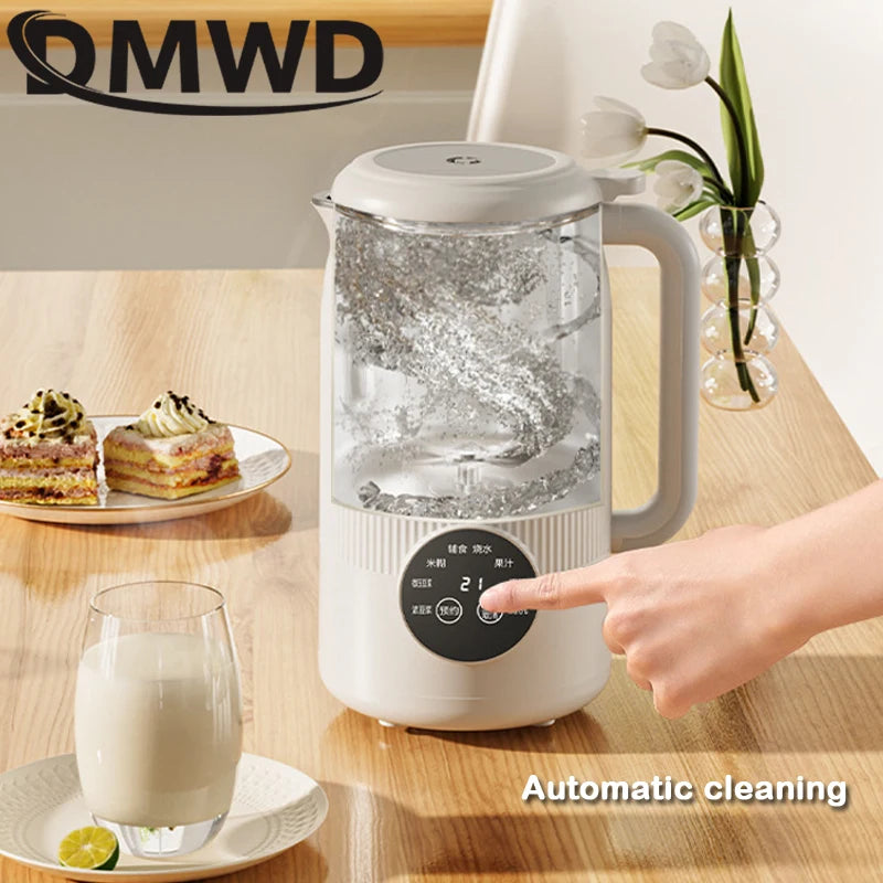 DMWD 1200ml Soy Milk Maker, Multifunctional Juicer Blender