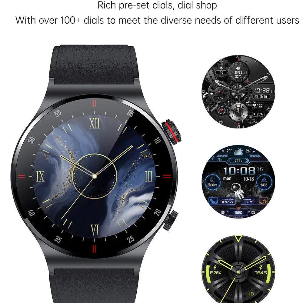 Luxury Smart Watches NFC BT Call for Men and Women