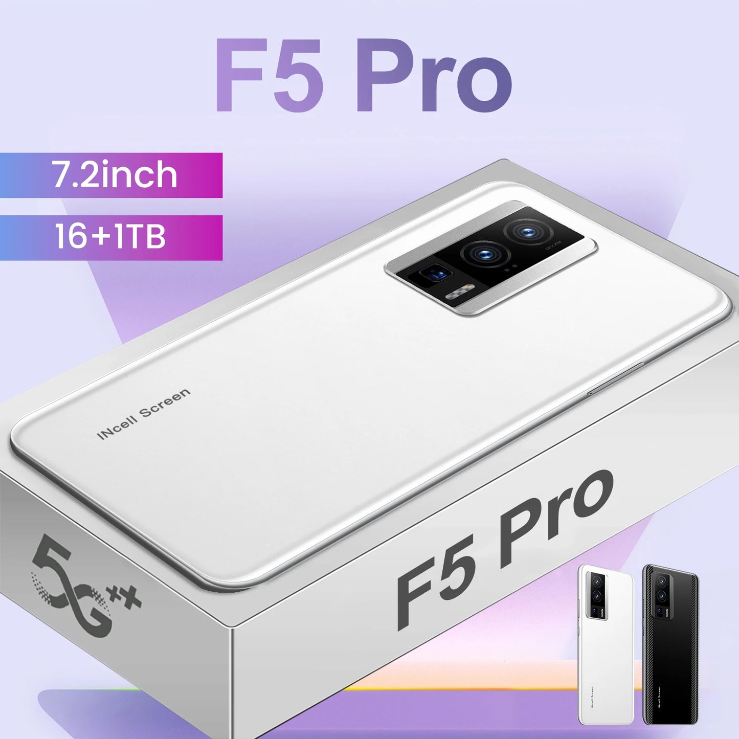 F5 Pro Smartphone 5G Android 7.2"