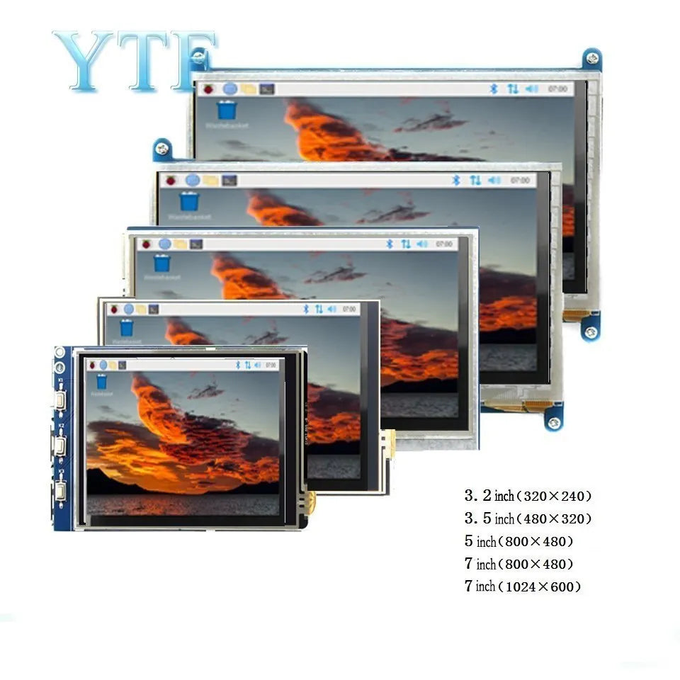 Touch LCD Display Module Support for Raspberry Pi 3B+4B