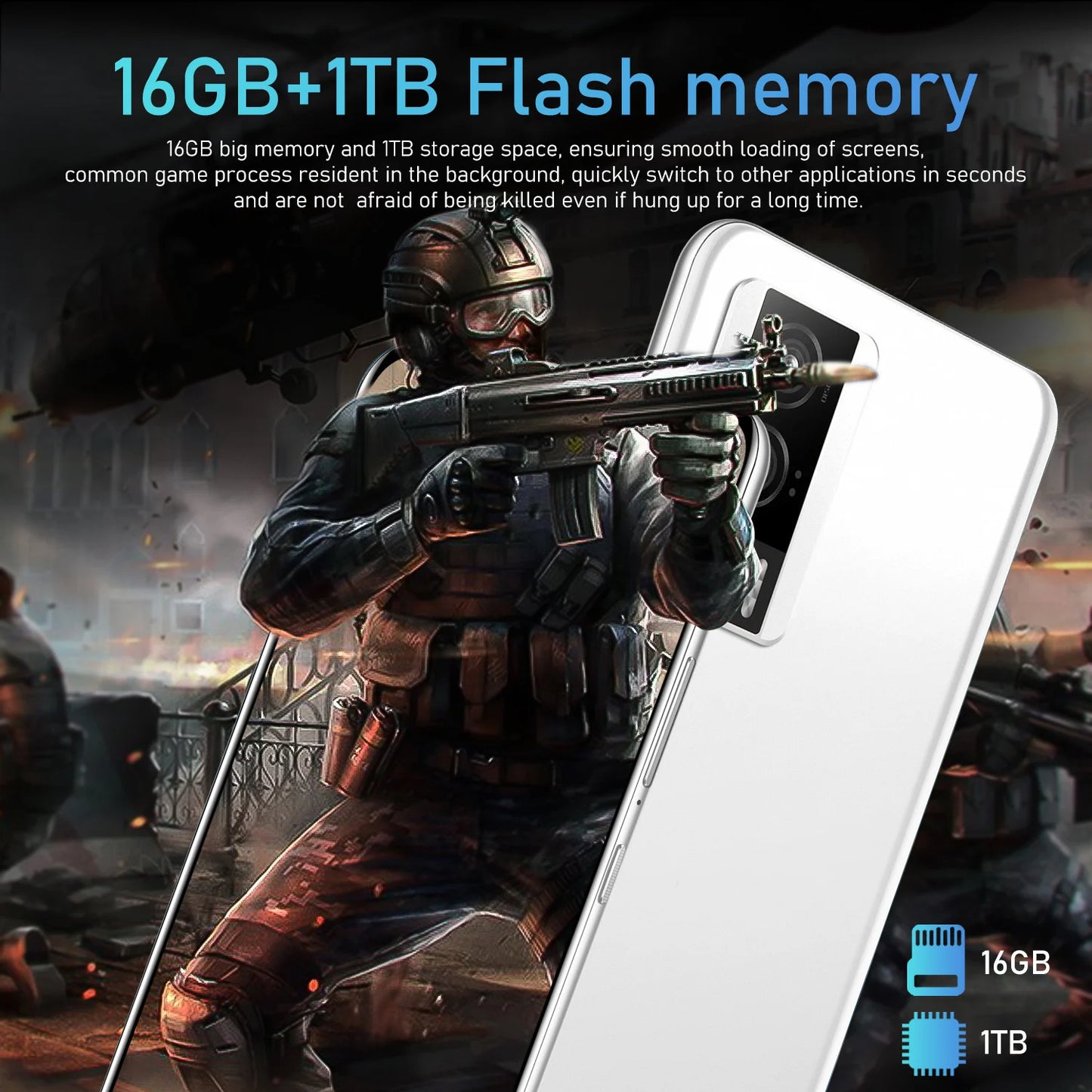F5 Pro Smartphone 5G Android 7.2"
