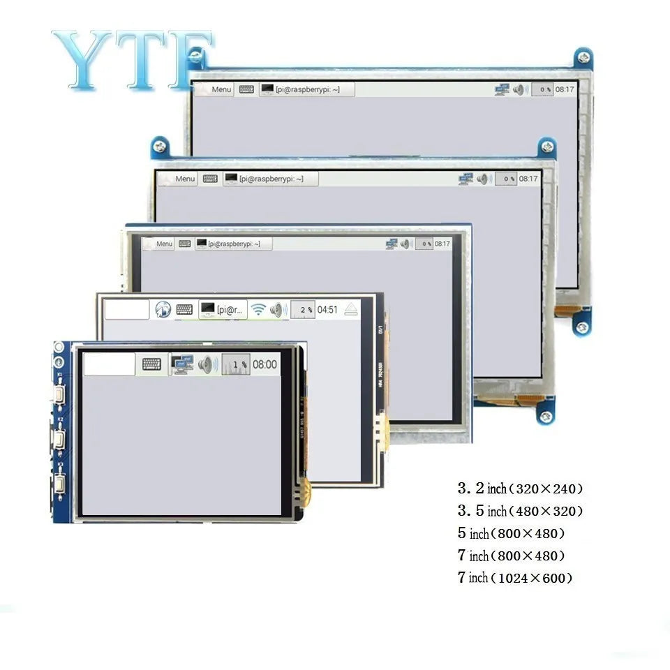 Touch LCD Display Module Support for Raspberry Pi 3B+4B