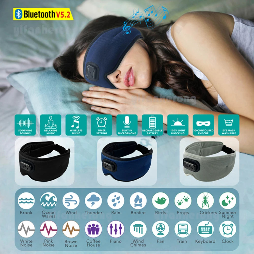 Sleep Headphones  Bluetooth-Compatible Headband Custom