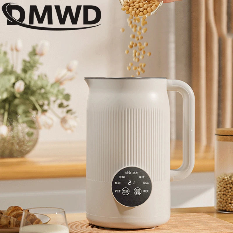 DMWD 1200ml Soy Milk Maker, Multifunctional Juicer Blender