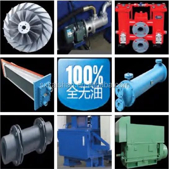 K aishan 200kw R717 Industrial Open Type Screw Ammonia Refrigeration Compressor