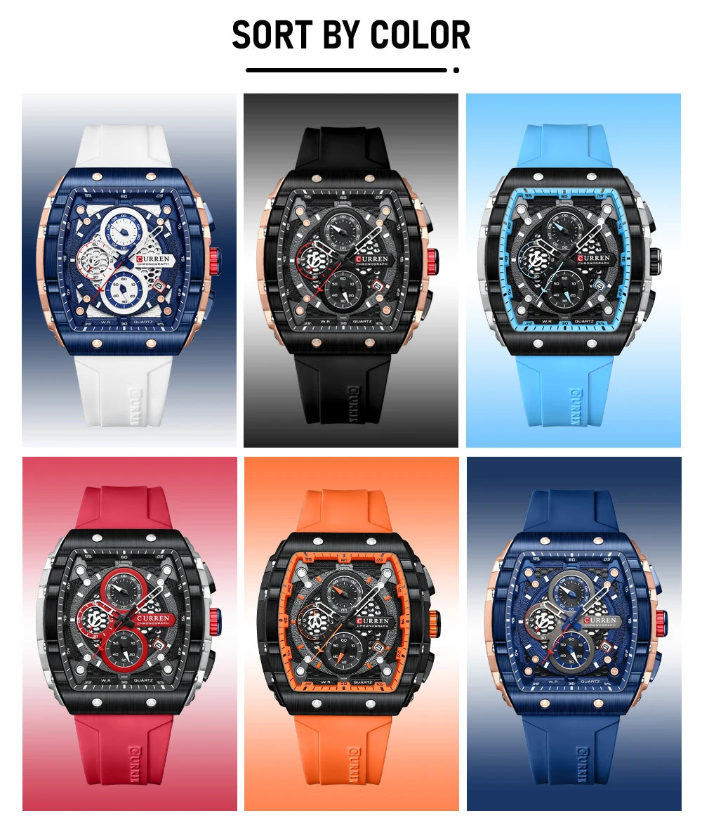 CURREN Chronograph Men's Wristwatches