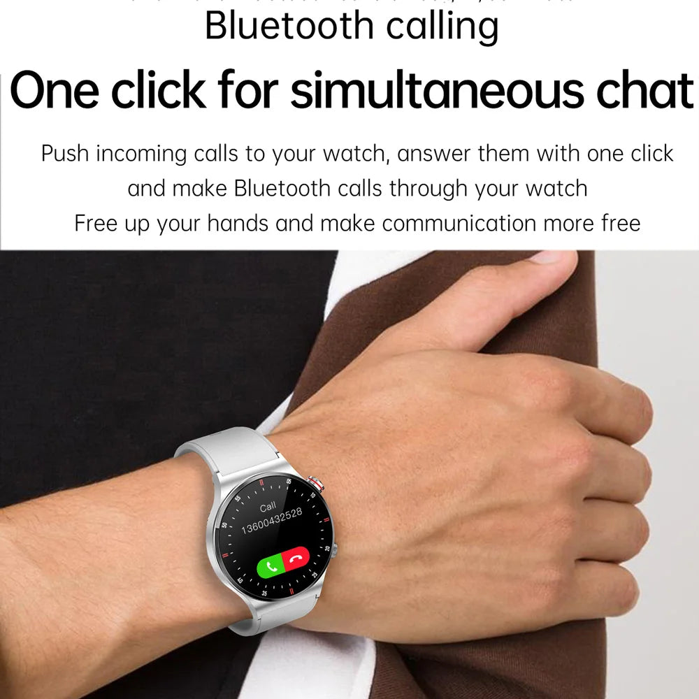 Luxury Smart Watches NFC BT Call for Men and Women