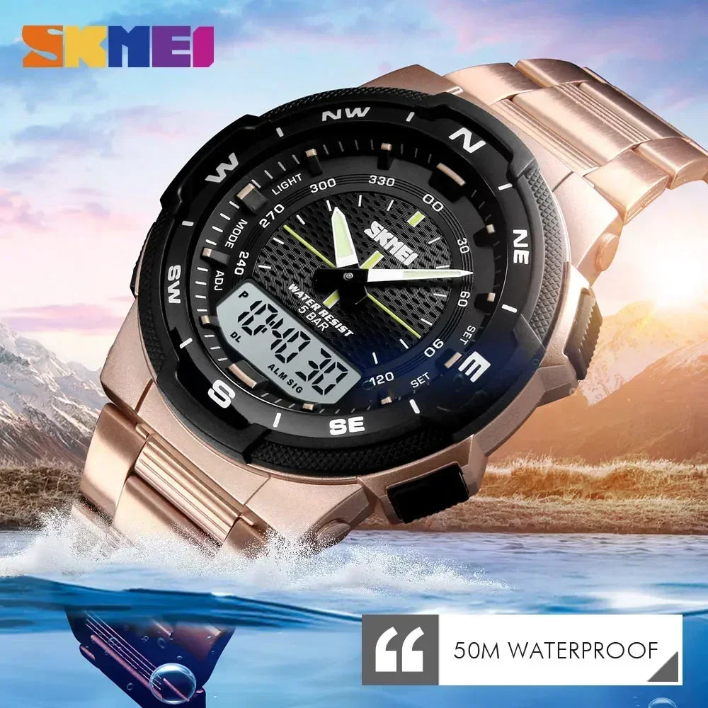 SKMEI 1370, Full Steel Watches For Men