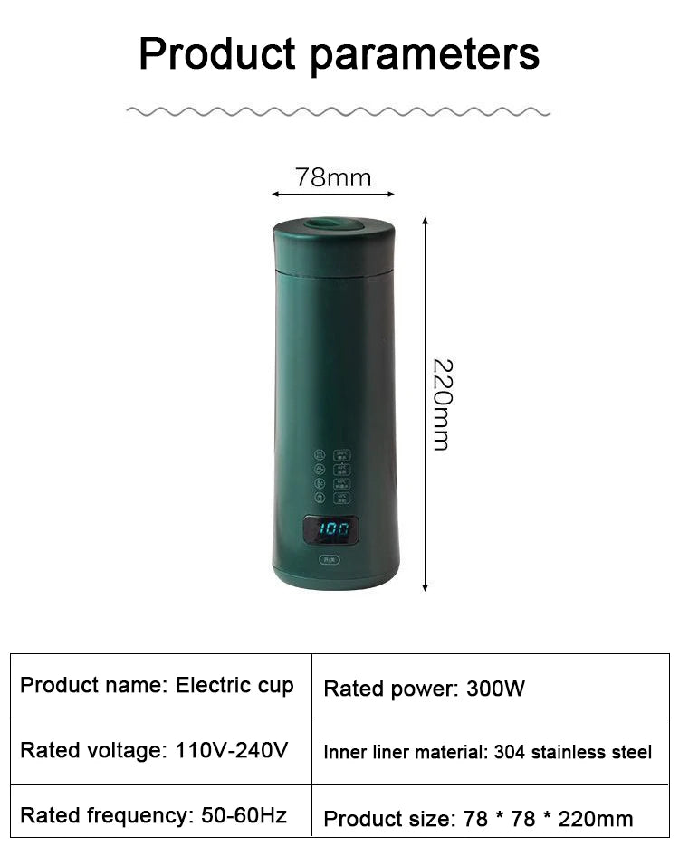 Smart Heating Cup With Digital Display