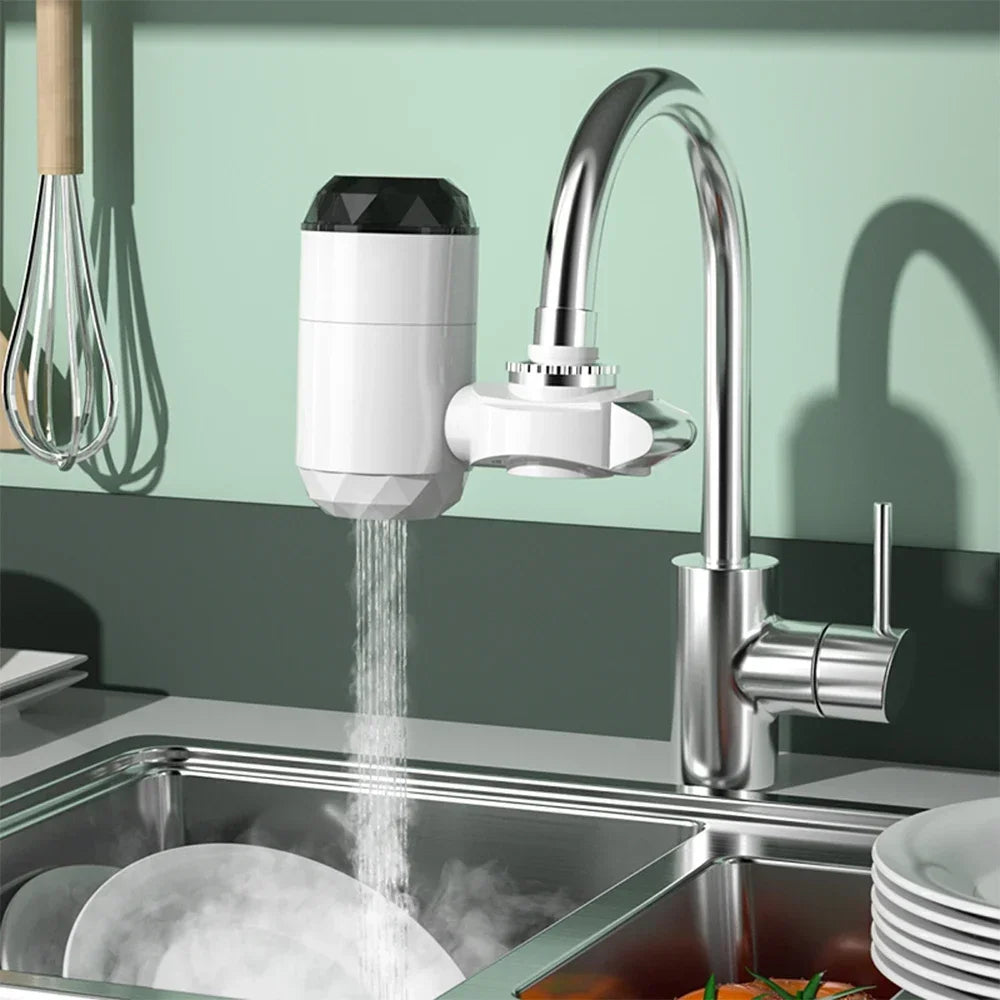 Instant Electric Water Heater Tap Faucet Stainless Steel