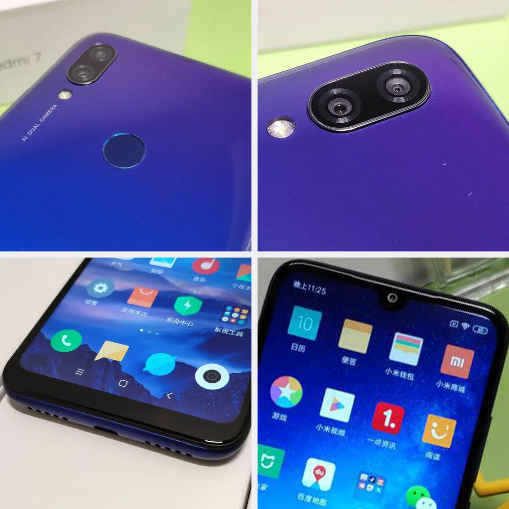 Xiaomi Redmi 7, 6,26-Zoll-Smartphone, Dual-SIM mit Handyhülle, gebrauchtes Mobiltelefon