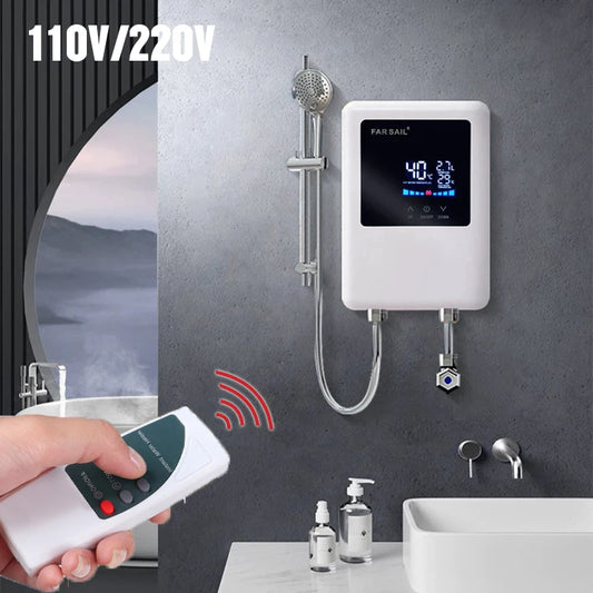 110V/220V Instant Water Heater, Bathroom And Kitchen Wall Mounted