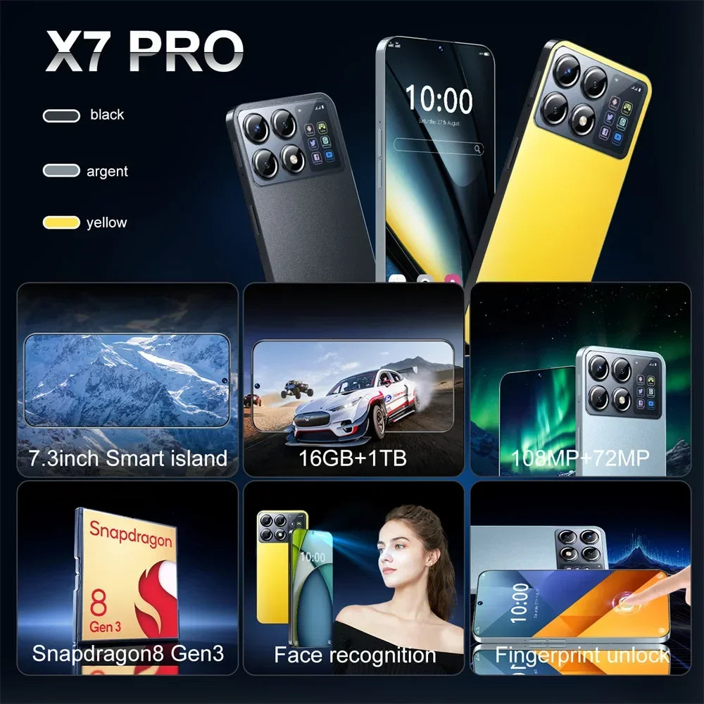 X7 Pro Smartphone 7.3inch Original