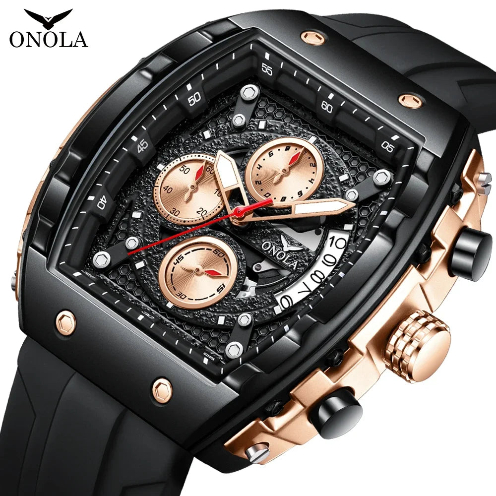 ONOLA Multifunctional Waterproof Quartz Men's Watch