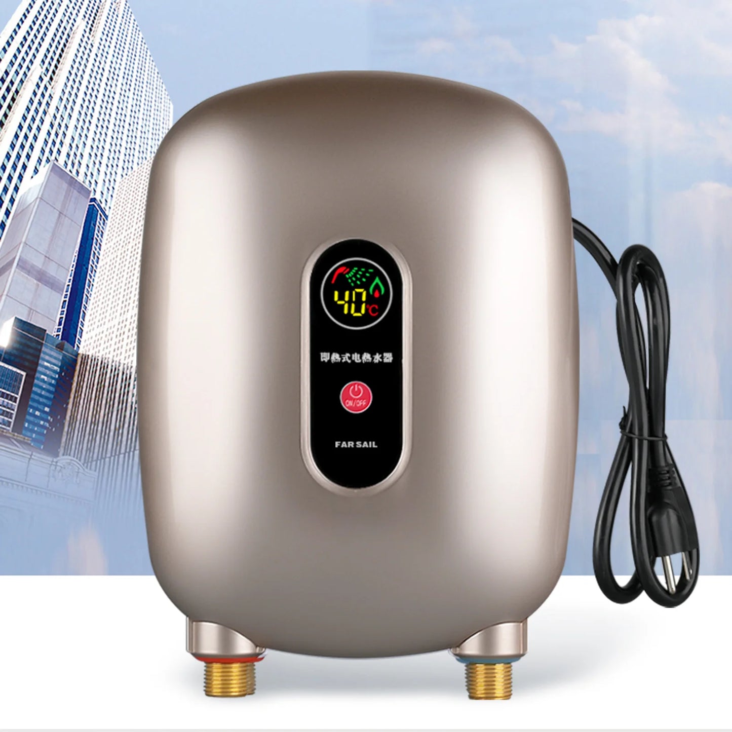 Instant Water Heater with LCD Display 3000W